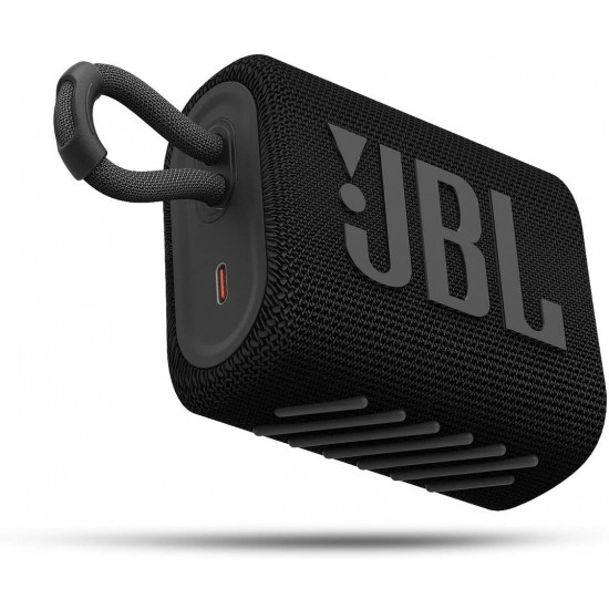 JBL Go3 Bluetooth Speaker - Αδιάβροχο Ασύρματο Ηχείο - Black