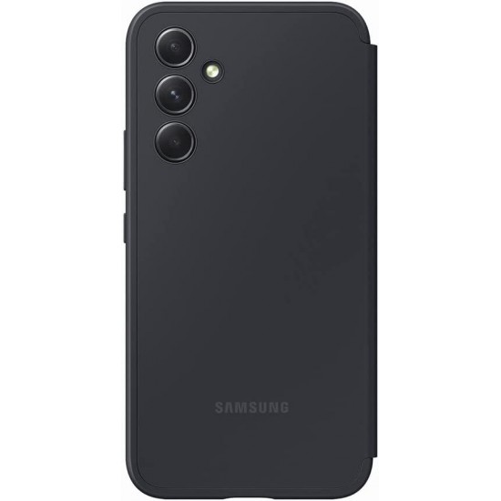 Official Samsung S View Wallet Cover - Θήκη Flip με Ενεργό Πορτάκι Samsung Galaxy A54 - Black
